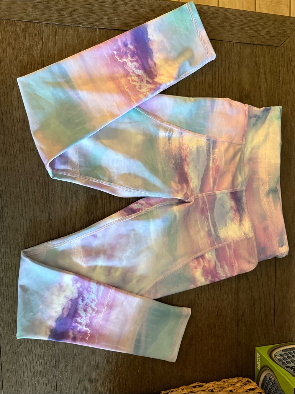 Kids Old Navy Active Pastel tie dye Print Leggings - Size Large 10/12 NWOT